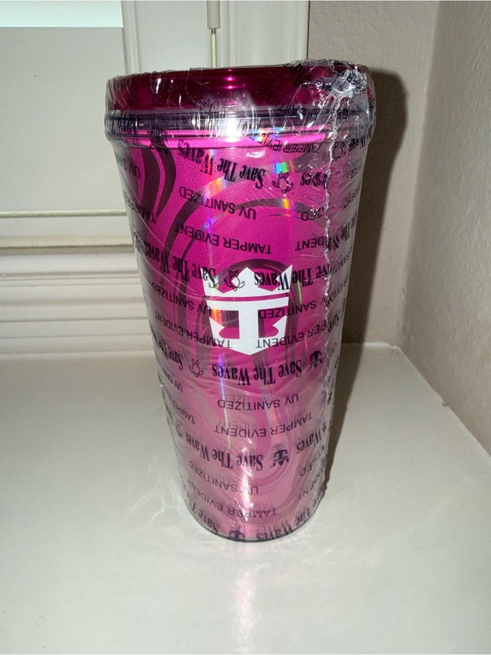 New Sealed Royal Caribbean pink Tumbler